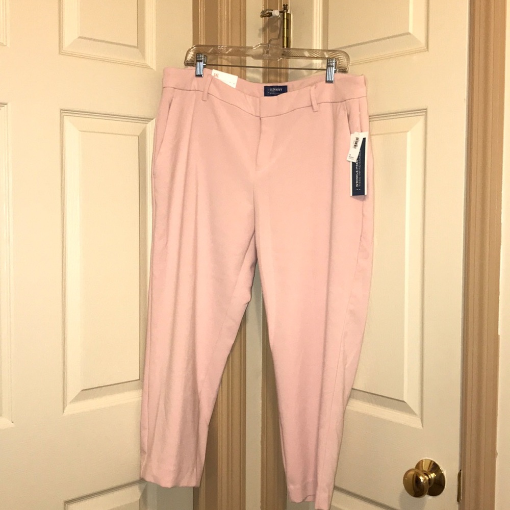 NWT Old Navy Light Pink Harper Mid-rise pant